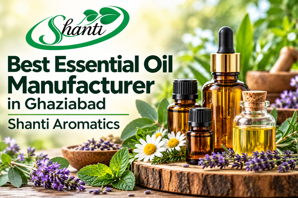 Best Essential Oil Manufacturer in Ghaziabad | Shanti Aromatics